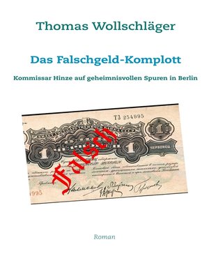 cover image of Das Falschgeld-Komplott